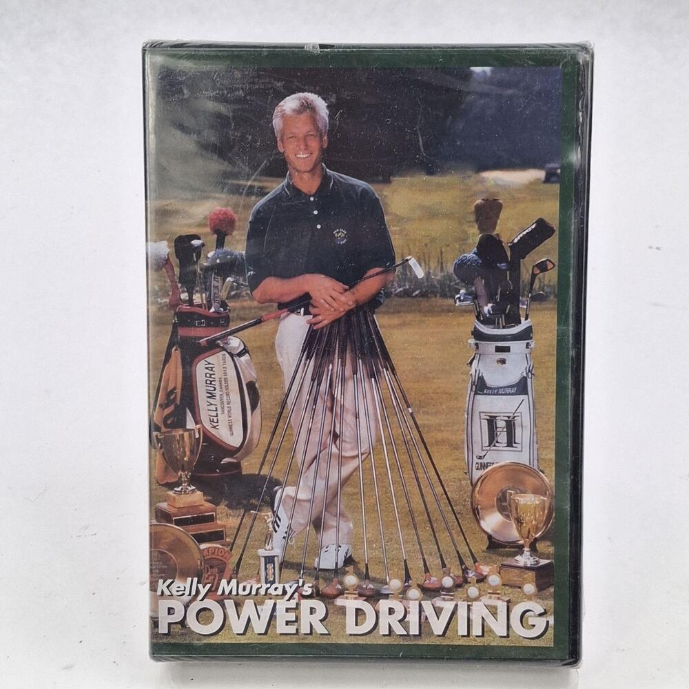 Vintage Kelly Murray's Power Driving DVD Golf Instructional Sports New Sealed